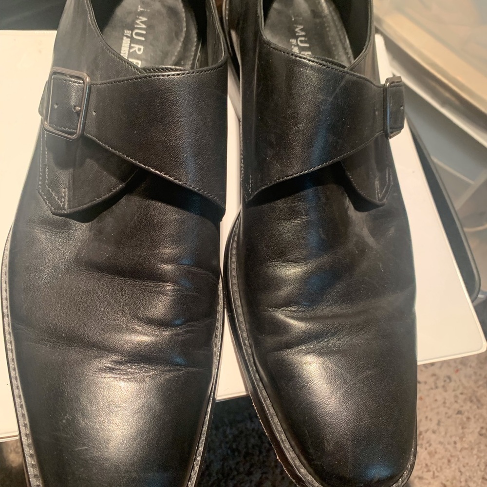 Men’s designer Johnston & Murphy buckle oxfords size 14M